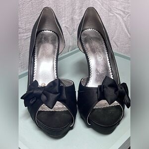 Black Open Toed Heels